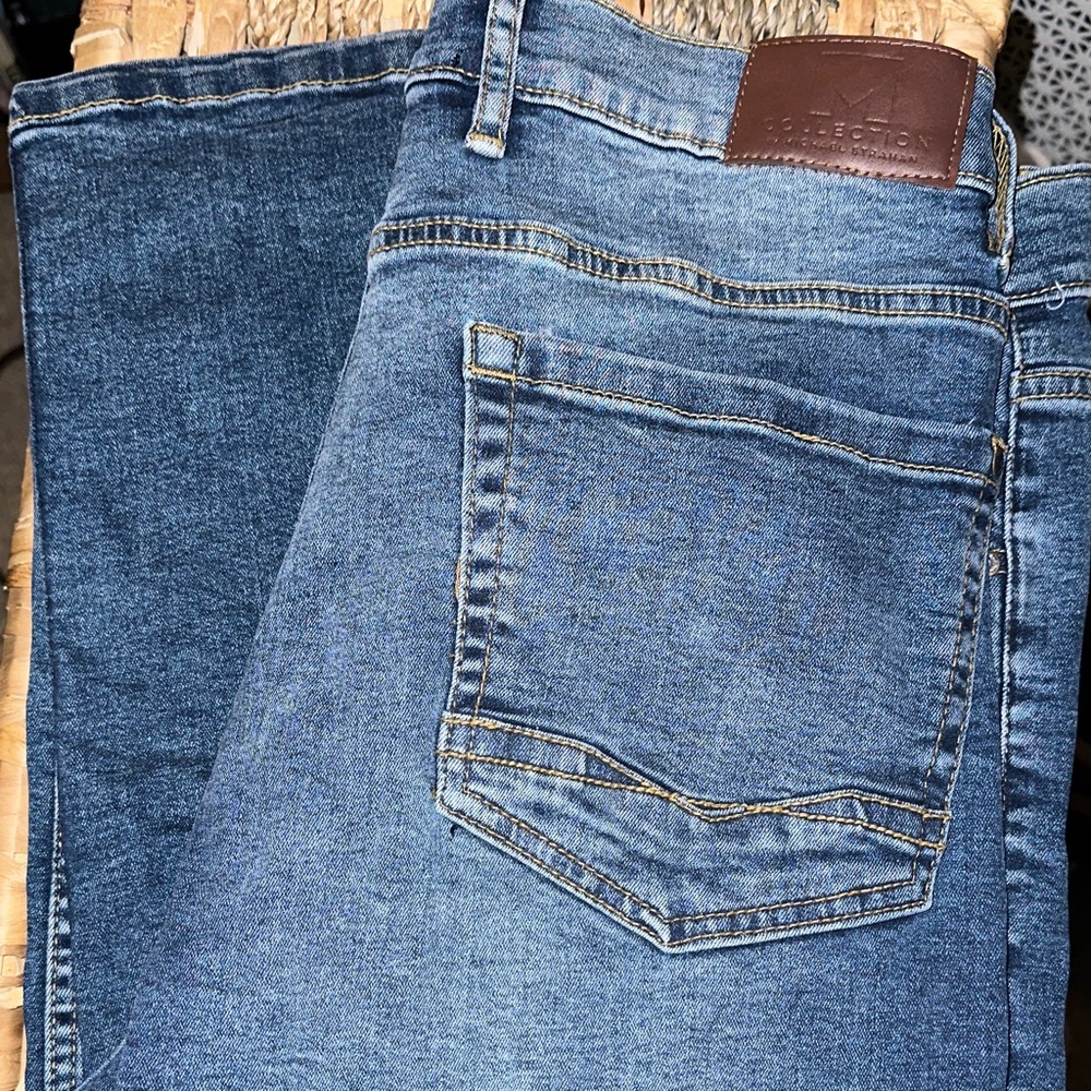 Classic Blue Straight-Leg Jeans